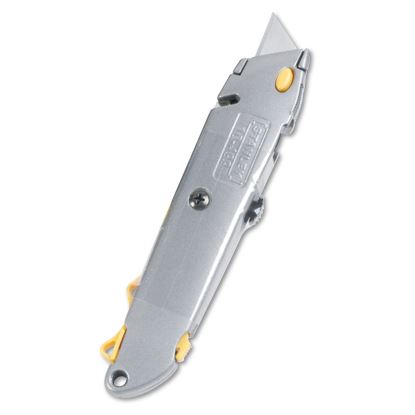 Quick-Change Utility Knife with Retractable Blade and Twine Cutter, Gray1
