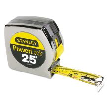 Powerlock II Power Return Rule, 1" x 25ft, Chrome/Yellow1