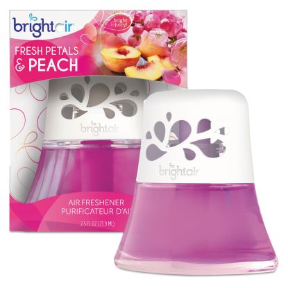 Scented Oil Air Freshener Diffuser, Fresh Petals and Peach, Pink, 2.5 oz1