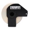 Continuous Paper Label Tape, 2.4" x 100 ft, White, 24 Rolls/Pack2