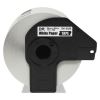 Continuous Paper Label Tape, 1.5" x 100 ft, Black/White2