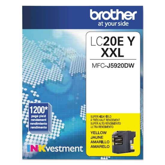 LC20EY INKvestment Super High-Yield Ink, 1,200 Page-Yield, Yellow1