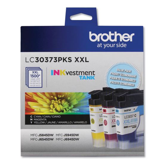 LC30373PKS INKvestment Super High-Yield Ink, 1,500 Page-Yield, Cyan/Magenta/Yellow1