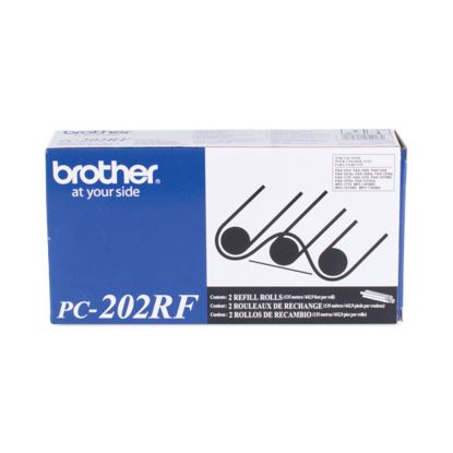 PC-202RF Thermal Transfer Refill Roll, 450 Page-Yield, Black, 2/Pack1