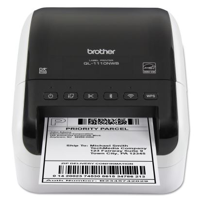 QL-1110NWB Wide Format Professional Label Printer, 69 Labels/min Print Speed, 6.7 x 8.7 x 5.91