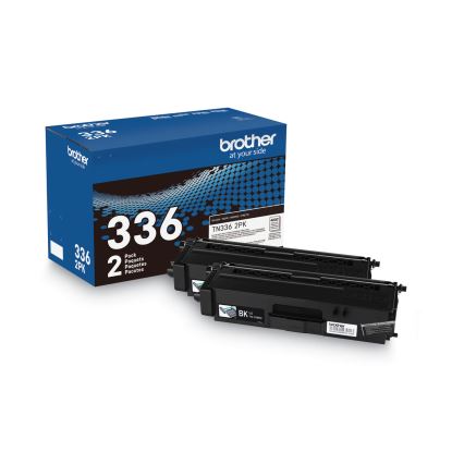 TN3362PK High-Yield Toner, 4,000 Page-Yield, Black, 2/Pack1