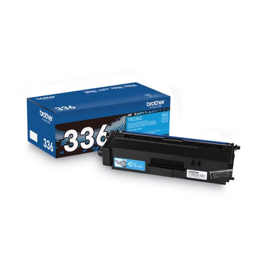 TN336C High-Yield Toner, 3,500 Page-Yield, Cyan1