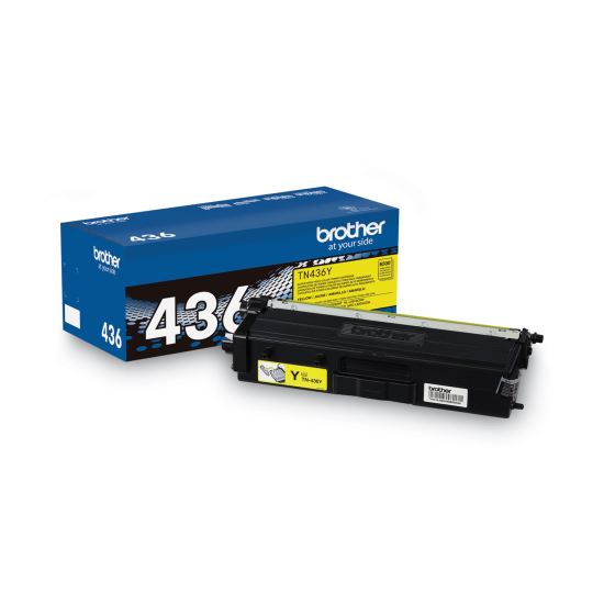 TN436Y Super High-Yield Toner, 6,500 Page-Yield, Yellow1