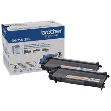 TN7502PK High-Yield Toner, 8,000 Page-Yield, Black, 2/Pack1