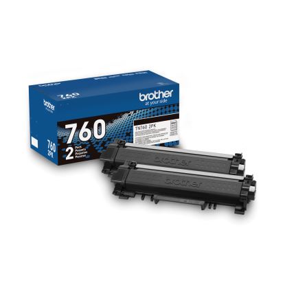 TN7602PK High-Yield Toner, 3,000 Page-Yield, Black, 2/Pack1