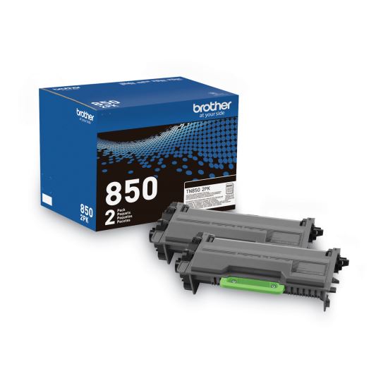 TN8502PK High-Yield Toner, 8,000 Page-Yield, Black, 2/Pack1