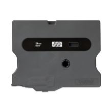 TX Tape Cartridge for PT-8000, PT-PC, PT-30/35, 1" x 50 ft, Black on Clear1