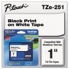 TZe Standard Adhesive Laminated Labeling Tape, 0.94" x 26.2 ft, Black on White2