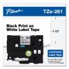 TZe Standard Adhesive Laminated Labeling Tape, 1.4" x 26.2 ft, Black on White2
