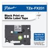 Flexible ID Tape, 0.47" x 26.2 ft, Black on White2