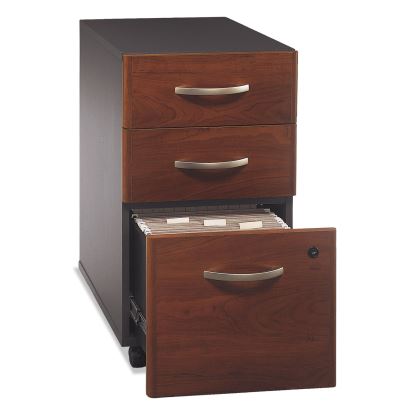 Series C Mobile Pedestal File, Left/Right, 3-Drawers: Box/Box/File, Legal/Letter/A4/A5, Cherry/Gray, 15.75" x 20.25" x 27.88"1