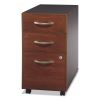 Series C Mobile Pedestal File, Left/Right, 3-Drawers: Box/Box/File, Legal/Letter/A4/A5, Cherry/Gray, 15.75" x 20.25" x 27.88"2