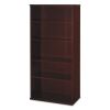 Series C Collection Bookcase, Five-Shelf, 35.63w x 15.38d x 72.78h, Mahogany2