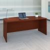 Series C Collection Bow Front Desk, 71.13" x 36.13" x 29.88", Mahogany2