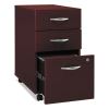 Series C Mobile Pedestal File, Left or Right, 3-Drawers: Box/Box/File, Legal/Letter/A4/A5, Mahogany, 15.75" x 20.25" x 27.88"1