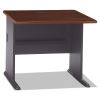 Series A Collection Workstation Desk, 35.63" x 26.88" x 29.88", Hansen Cherry/Galaxy1