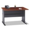 Series A Collection Workstation Desk, 47.63" x 26.88" x 29.88", Hansen Cherry/Galaxy2