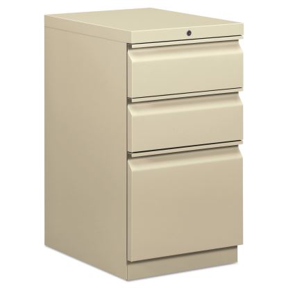 Mobile Pedestals, Left or Right, 3-Drawers: Box/Box/File, Legal/Letter, Putty, 15" x 20" x 28"1