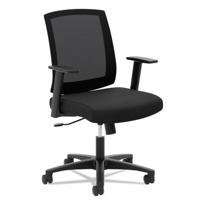 Torch Mesh Mid-Back Task Chair, Supports Up to 250 lb, 16.5" to 21" Seat Height, Black1