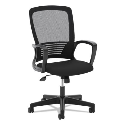 HVL525 Mesh High-Back Task Chair, Supports Up to 250 lb, 17" to 22" Seat Height, Black1