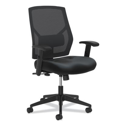 Crio High-Back Task Chair, Supports Up to 250 lb, 18" to 22" Seat Height, Black1