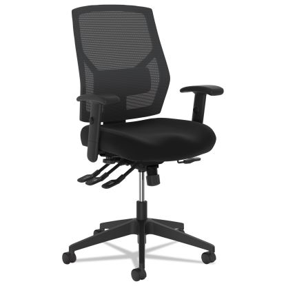 VL582 High-Back Task Chair, Supports Up to 250 lb, 19" to 22" Seat Height, Black1