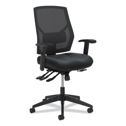 Crio High-Back Task Chair with Asynchronous Control, Supports Up to 250 lb, 18" to 22" Seat Height, Black1