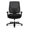 Crio Big and Tall Mid-Back Task Chair, Supports Up to 450 lb, 18" to 22" Seat Height, Black2