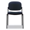 VL606 Stacking Guest Chair without Arms, Supports Up to 250 lb, Navy Seat/Back, Black Base2