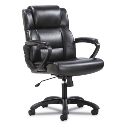 Mid-Back Executive Chair, Supports Up to 225 lb, 19" to 23" Seat Height, Black1