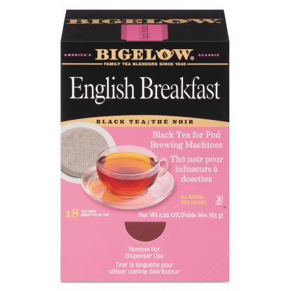 English Breakfast Tea Pods, 1.90 oz, 18/Box1