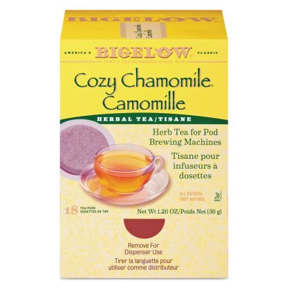 Cozy Chamomile Herbal Tea Pods, 1.90 oz, 18/Box1