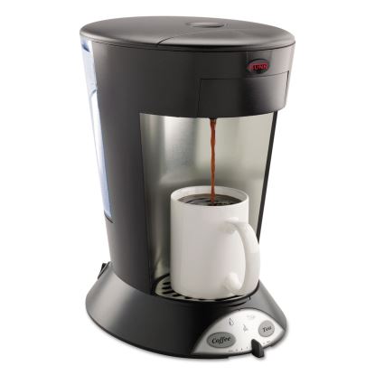 My Cafe Pourover Commercial Grade Coffee/Tea Pod Brewer, Stainless Steel, Black1