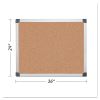 Value Cork Bulletin Board with Aluminum Frame, 24 x 36, Natural1