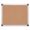 Value Cork Bulletin Board with Aluminum Frame, 24 x 36, Natural2