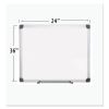 Porcelain Value Dry Erase Board, 24 x 36, White, Aluminum Frame1