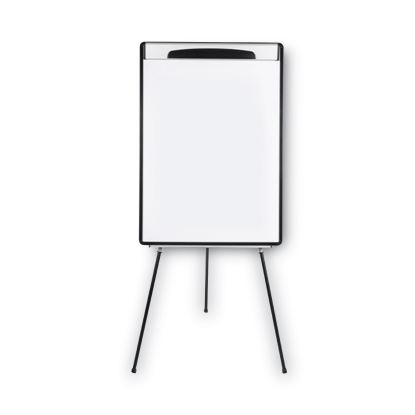 Magnetic Gold Ultra Dry Erase Tripod Easel W/ Ext Arms, 32" to 72", Black/Silver1