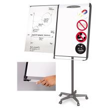 Platinum Mobile Easel, White, 29 x 41, Black Frame1