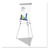 Telescoping Tripod Display Easel, Adjusts 35" to 64" High, Metal, Silver2