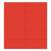 Dry Erase Magnetic Tape Strips, 0.88 x 2, Red, 25/Pack1