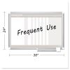 In-Out Magnetic Dry Erase Board, 36x24, Silver Frame1