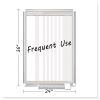 In-Out Magnetic Dry Erase Board, 24x36, Silver Frame1