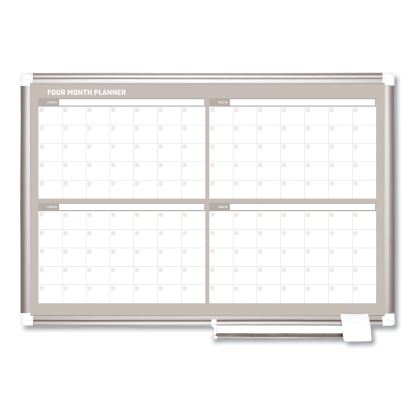 4 Month Planner, 36x24, Aluminum Frame1