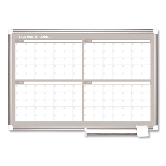 4 Month Planner, 36x24, Aluminum Frame1