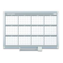 12 Month Planner, 48x36, Aluminum Frame1